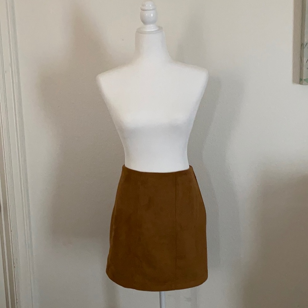 Maple Brown Pencil Skirt